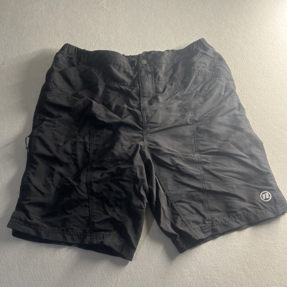 Novara Cycling Bike Shorts Black Padded Chamois Pocket Black‎ Men’s Size XL